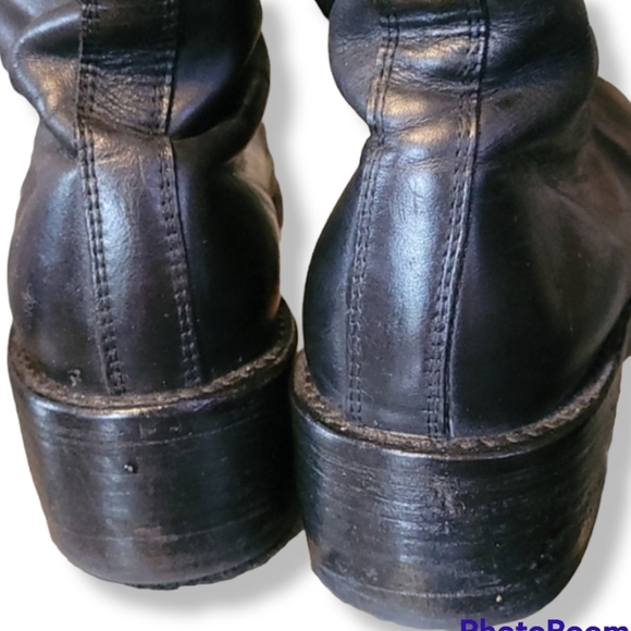 GUIDI Black Leather Zip Up Booties - Picture 4 of 9
